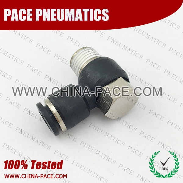 PU,Pneumatic Fittings with npt and bspt thread, Air Fittings, one touch tube fittings, Pneumatic Fitting, Nickel Plated Brass Push in Fittings